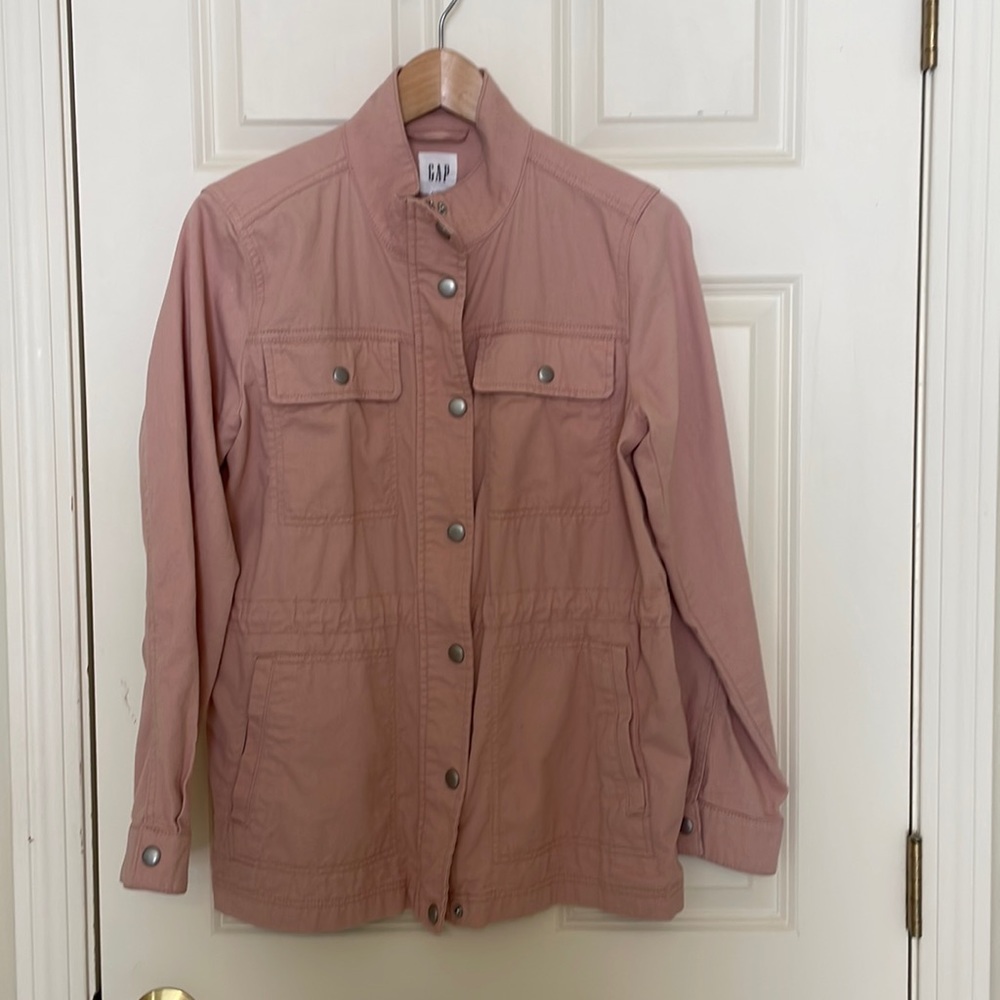 Gap spring coat pink medium